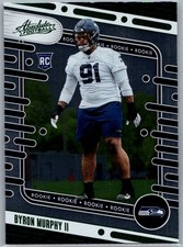 2024 Panini Absolute #116 Byron Murphy Green RC Seattle Seahawks