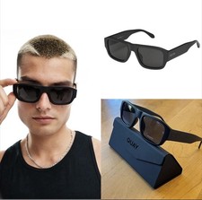 QUAY Sunglasses Night Cap Matte/black Polarized New In Box