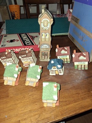 Dept. 56 Ornament Clip-On Candle Shop Lite-Up Retired 1986 Dickens Lot Of 9