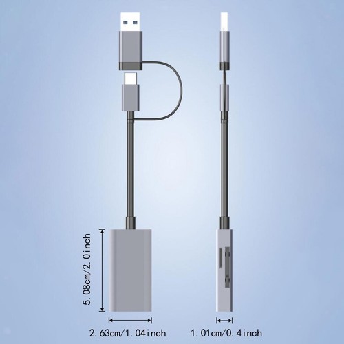 4 po en 1 carte de carte Remplacement à double interface alliage d'aluminium - Photo 3/4