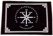 Printed Celtic Knot Velveteen Pendulum Answer Mat!
