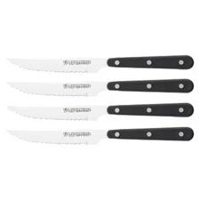 Henckels Eversharp 4pc Steak Knife Set: Dishwasher-Safe, Full Tang, Ergonomic 
