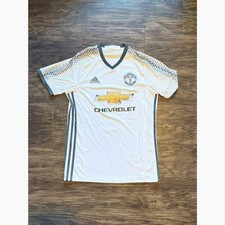Adidas 2017 Manchester United Away SOCCER FOOTBALL Jersey CHEVROLET