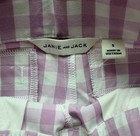 Janie And Jack Girls Purple Gingham Capri Pants Size 5 — photo 2