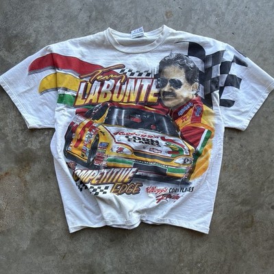 Vintage Nascar Terry Labonte T-Shirt Men XL Kelloggs Corn Flakes AOP -