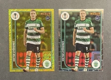 Viktor Gyokeres 2023-24 Topps Merlin UCC Gold Shimmer Refractor #d /175 +