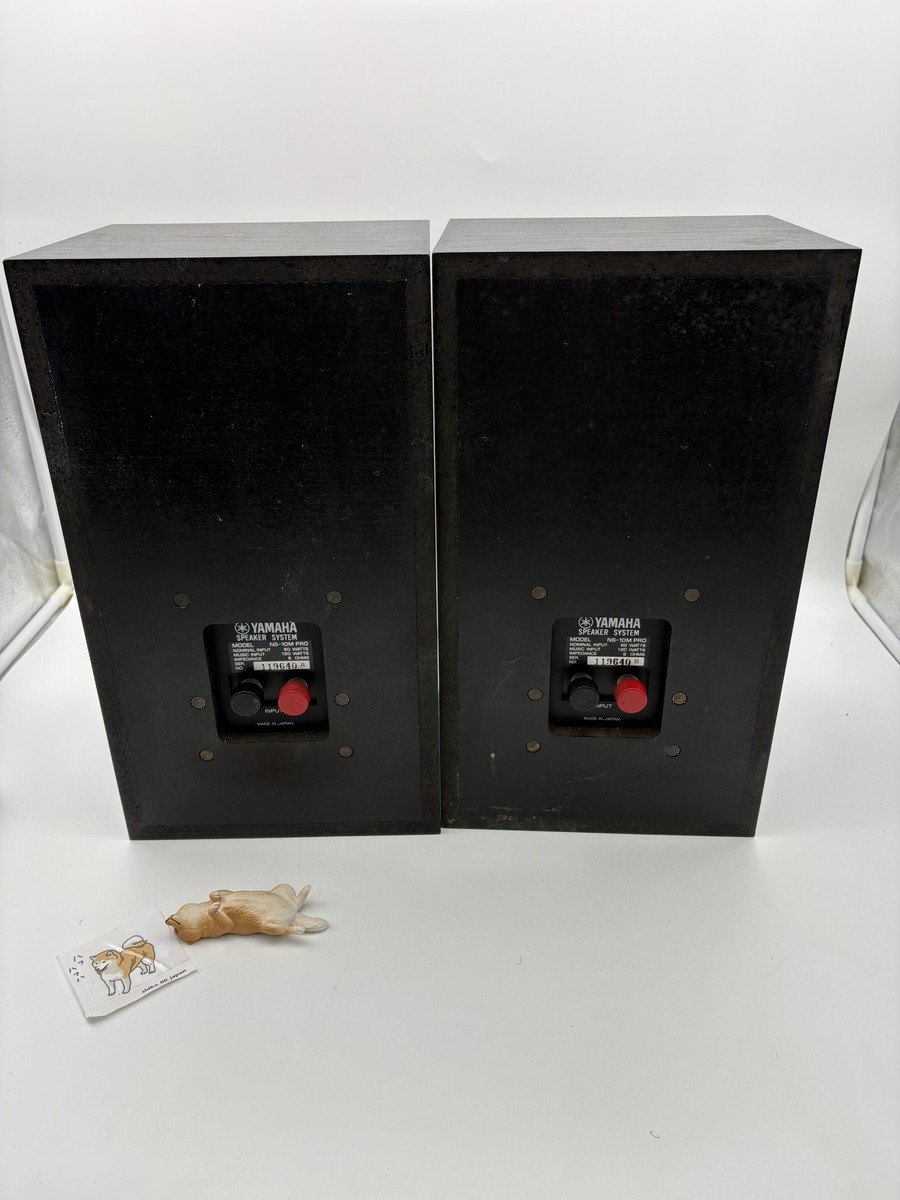 Yamaha NS-10M PRO Speaker Pair Set System Studio Monitors Black | eBay