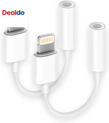 [Apple Mfi Certified] 2 Pack Lightning to 3.5 Mm Headphone Jack Adapter, Iphone