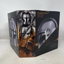 Hasbro Star Wars The Black Series The Mandalorian Premium Electronic Helmet...