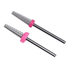 2pcs Nail Drill Bits Tungsten Steel Nail Grinding Head Professional Nail Fil HPT