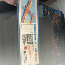 GREAT PLANES SPORTSTER  40 MODEL Airplane Kit Vintage