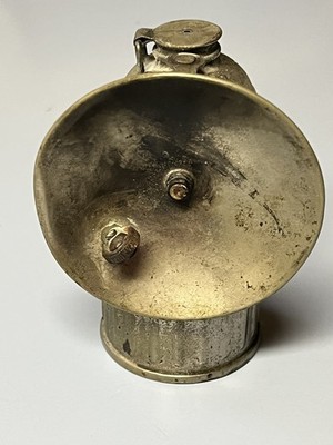 Antique JUSTRITE CARBIDE LAMP, Miners Lamp, 1900's