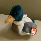 Ty Beanie Babies Jake Mallard Duck Plush Beanbag Retired Vintage 1998