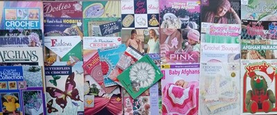 HUGE Lot Crochet Patterns CROCHET Pattern LOT Crochet BOOKS LOT Vintage Crochet