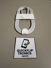 Apple Official 60W USB-C to USB-C Braided Charge Cable (1M/3.3-Ft) A2795 - White