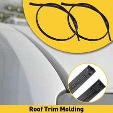 Roof Trim Molding Kit 2pcs Black For 2009 2010 2011 2012 2013 Toyota Corolla