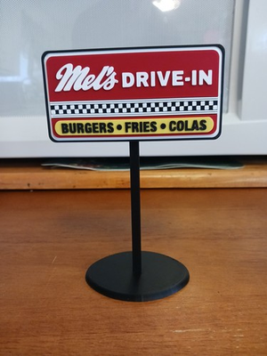 #ad #ad American Graffiti Mel#x27;s Drive In Restaurant Sign. Customizable Names. Msg Me 6quot; $19.99