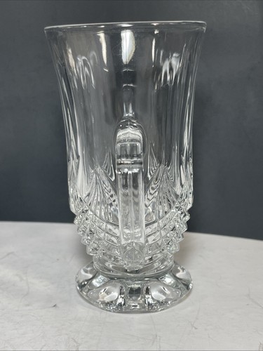 6 tazzine da caffè irlandesi vintage vetro Aderia taglio chiaro swags made in Japan alte 4,6" - Foto 6 di 13
