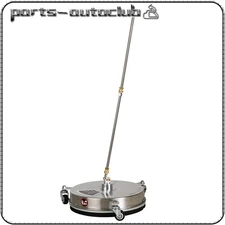 15" Pressure Washer Surface Cleaner 4000psi with 2 Extension Wands 3 Wheels