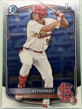 2025 Bowman - Chrome Prospects JJ Wetherholt #BCP-22 (RC)