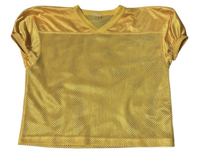 A4 Youth XL Football Practice Jersey Yellow Athletic Sports Training Shirt