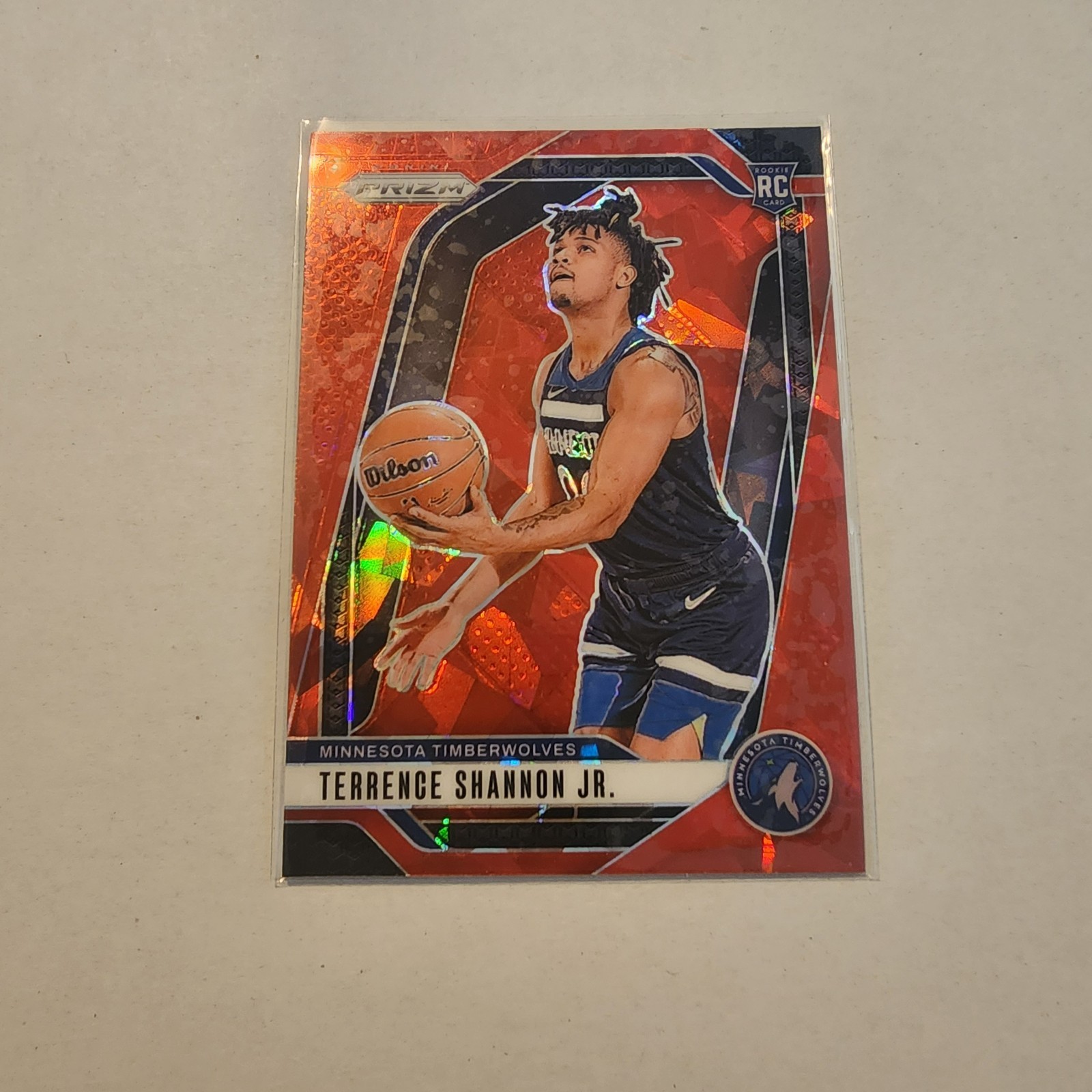 2024-25 Prizm Terrence Shannon Jr. Prizms Red Ice (RC) #224