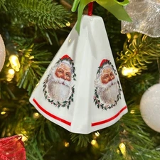 Vintage Jasco Festive Fragrant Santa Potpourri/Pomander Christmas Ornament