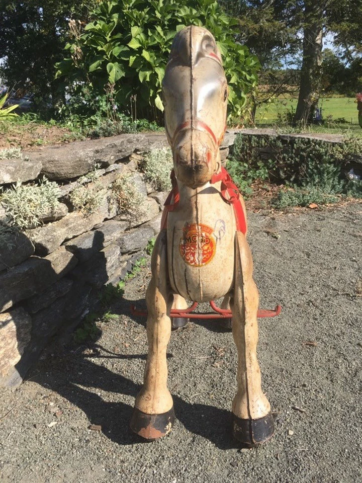 复古金属骑马,MOBO 马,它转向,英国制造,有效。 — 第 2/4 张图片