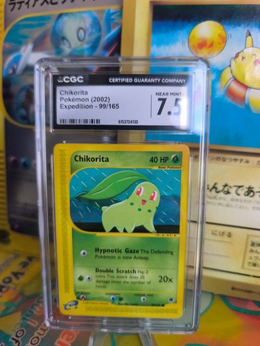 Chikorita graded CGC 7.5 for sale on eBay