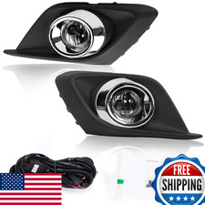 RP Remarkable Power 2014-2016 Mazda 3 Fog Lights Clear Lens Bumper Lamps Kit