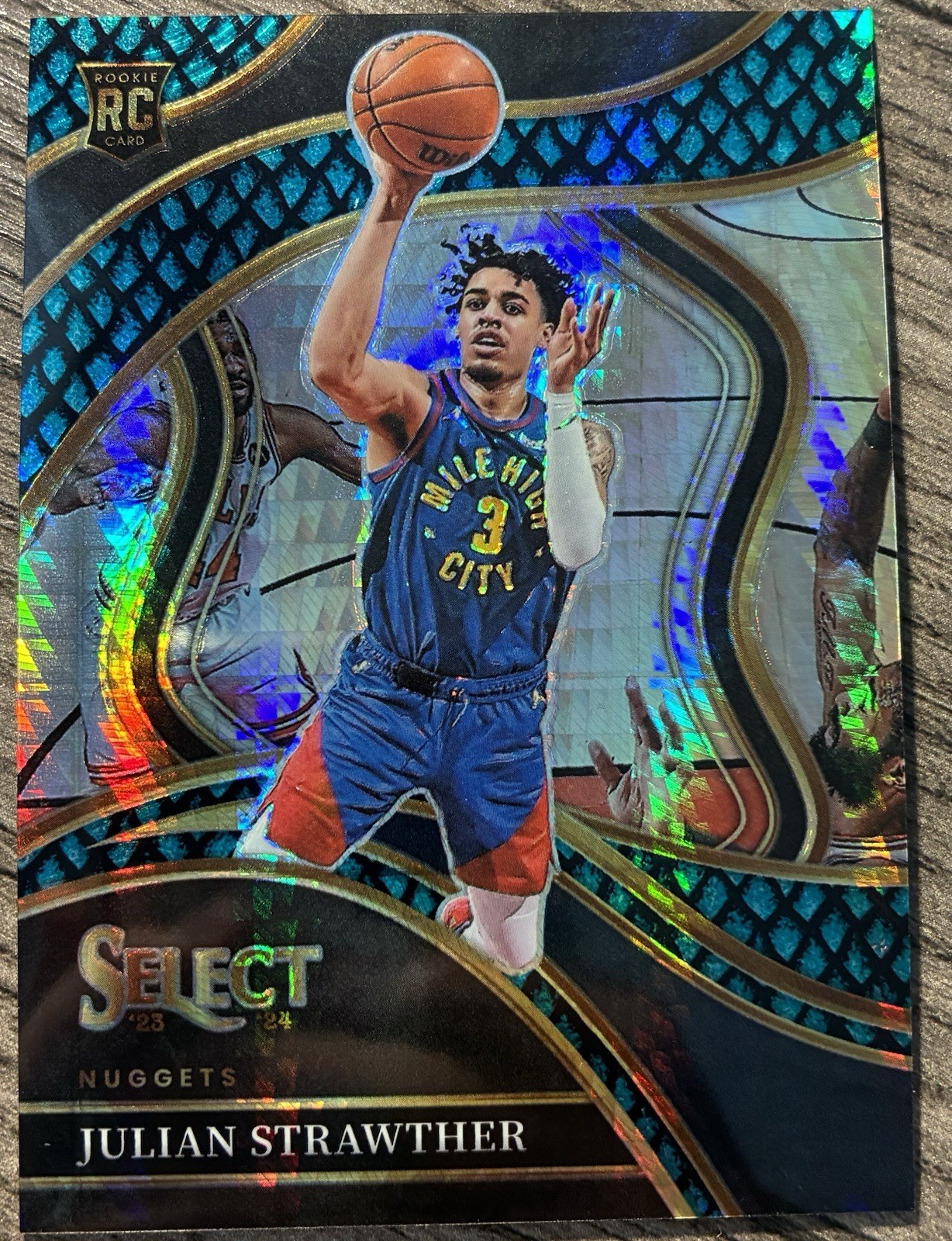 2023-24 Panini Select Courtside Julian Strawther #283 Dragon Scale /8 SSP
