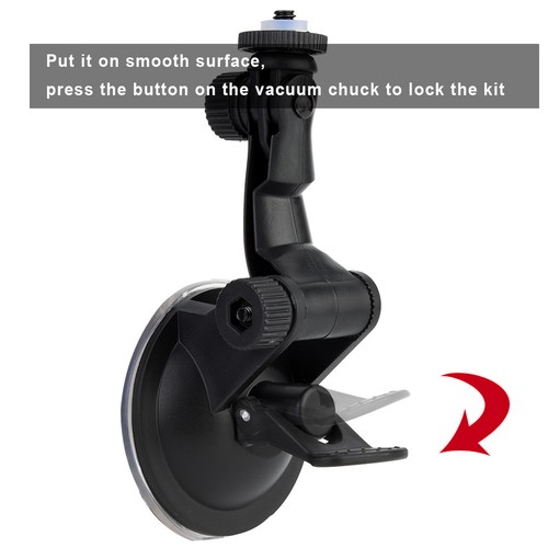 Camera Suction Cup Mount Tripod Adapter Vacuum Chuck For ONE X/ NEW - Imagen 6 de 8