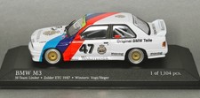 BMW M3 (E30) 1:43  Minichamps, ETC Zolder 1987, M-Team Linder