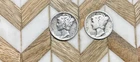 New Listing[Lot of 2 ]Mercury Dimes 90 % Silver EXACT COINS IN PHOTOS