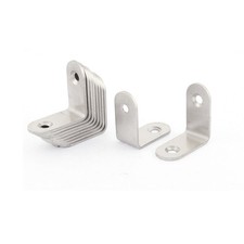 Acciaio inossidabile 90 Grado di angolo di fissaggio staffa 30 x 30mm 10Pz