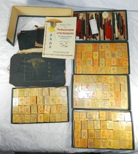 Vintage 1923 Piroxloid Products Game of Mandarins - Early Mah Jong Game