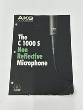 AKG Acoustics C 1000 S C1000s C1000 Microphone Brochure