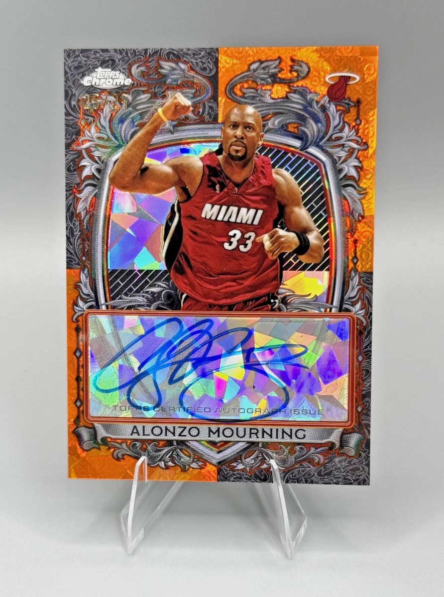 Alonzo Mourning Basketball Autographed Sports Trading Cards