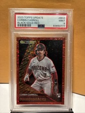 2023 Topps Update Series - Topps Black Gold Red /10 Corbin Carroll #BG-3 (RC)