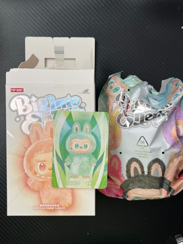 POP MART 100% Authentic Labubu Monsters Big Into Energy Plush - Serenity Green 2