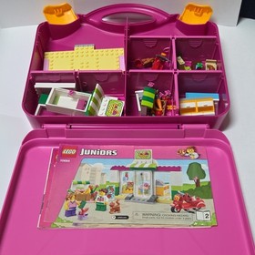 Lego Juniors 10684 Supermarket Suitcase Complete Set Carrying Case Instructions