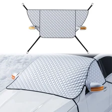 Car Winter Windshield Snow Covers Sun Shade for Truck SUV With Side Mirror Cover