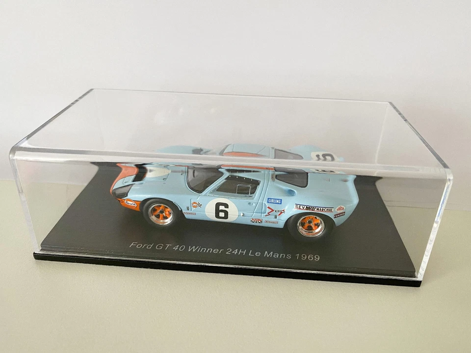 Ford Gt 40 N.6 Winner Le Mans 1969 J.Ickx-J.Oliver 1:43 Spark 43LM69 - Immagine 2 di 4