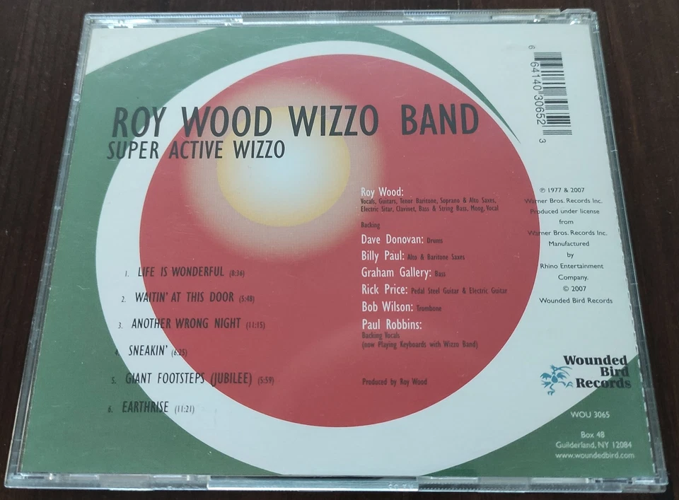ROY WOOD WIZZO BAND Super Active Wizzo (1997/2007) CD USA M/NM - Bild 2 von 2