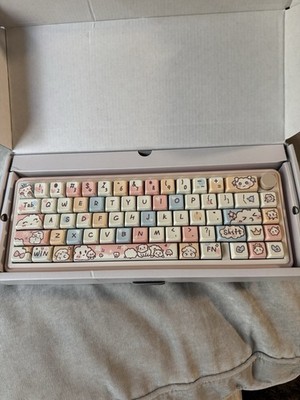Pink Cidoo Nebula Custom Mechanical Keyboard