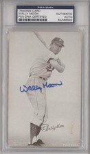 PSA/DNA 1947-66 Exhibits W461 Wally Moon Certified Authentic Auto 6fs