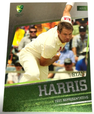 2012-13 SE BIG BASH CRICKET CARD AUST. REPRESENTIVE CARD AR15 RYAN HARRIS