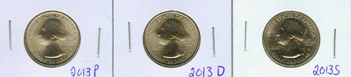 2013-P America the Beautiful Quarters Fort McHenry — photo from another recent sale