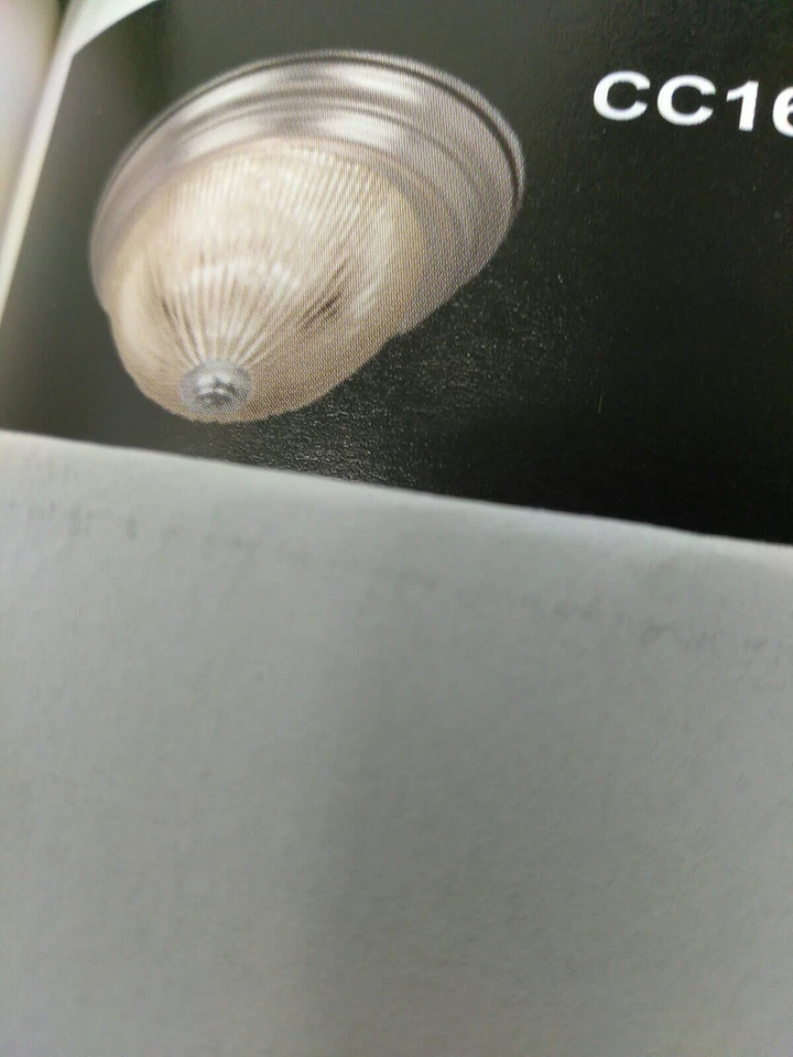 VAXCEL LIGHTING CC1601 BN ACCESORIO DE TECHO 2 luces montaje al ras - níquel (#31C Foto 2 de 4