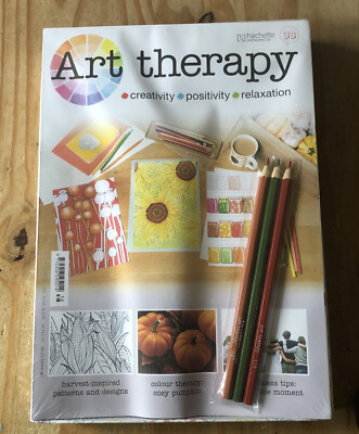 Kunsttherapie Malbuch, Stifte & Box Set - Erwachsene Ausmalen Neu Versiegelt 584
